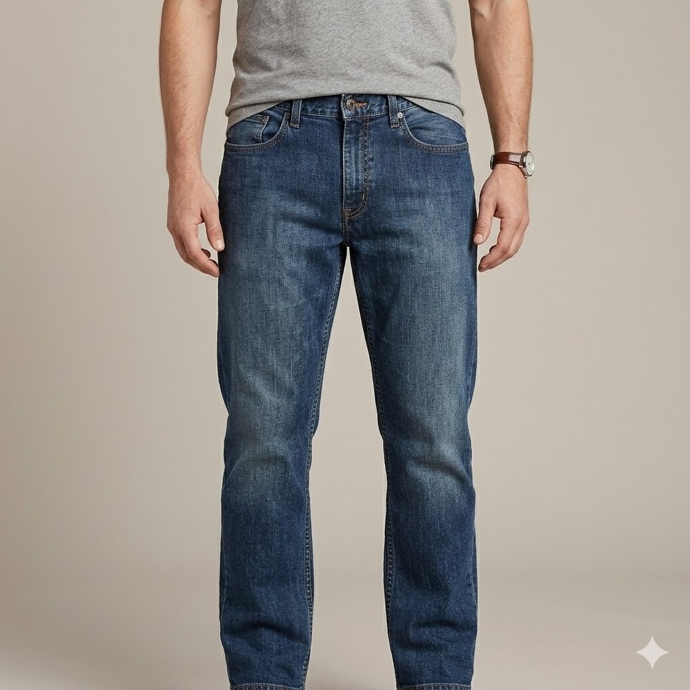 Eddie Bauer Straight Fit Denim Jeans Mens Blue‎ 32x32